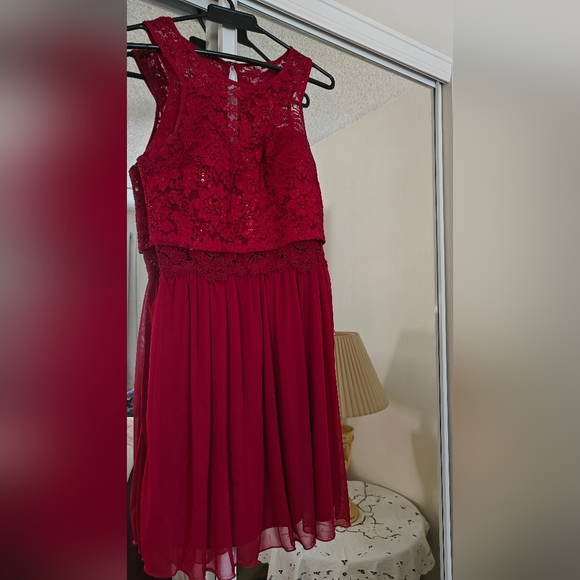 JcPenny By&By Wine Red Dress - Picture 6 of 6
